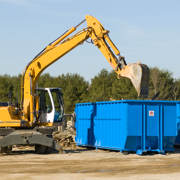 can i choose the location where the residential dumpster will be placed in Pleasanton Iowa